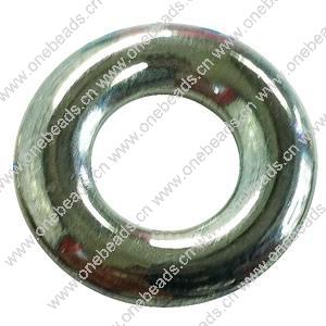 Donut Zinc Alloy Jewelry Findings, outer dia:20mm inner dia:10mm, Sold by Bag