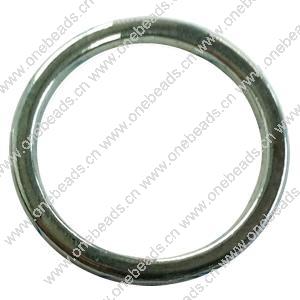 Donut Zinc Alloy Jewelry Findings, outer dia:25mm inner dia:20mm, Sold by Bag