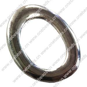Donut Zinc Alloy Jewelry Findings, 25x32mm, Sold by Bag