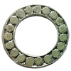 Donut Zinc Alloy Jewelry Findings, outer dia:28mm inner dia:18mm, Sold by Bag
