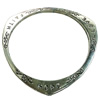 Donut Zinc Alloy Jewelry Findings, outer dia:76mm inner dia:62mm, Sold by PC
