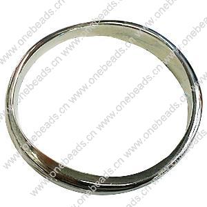 Donut Zinc Alloy Jewelry Findings, outer dia:72mm inner dia:63mm, Sold by PC