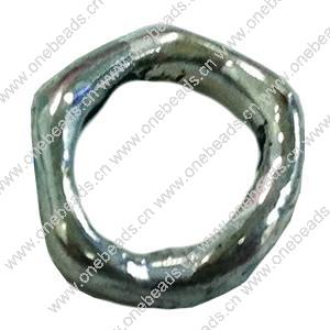Donut Zinc Alloy Jewelry Findings, outer dia:11x12mm inner dia:7x8mm, Sold by Bag