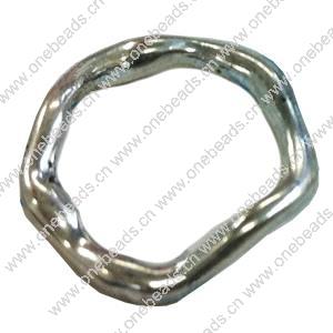 Donut Zinc Alloy Jewelry Findings, outer dia:15mm inner dia:11mm, Sold by Bag