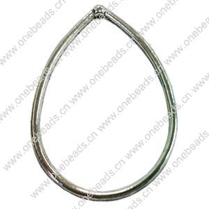 Pendant. Fashion Zinc Alloy Jewelry Findings. Donut 32x45mm. Sold by Bag