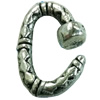 Clasps. Fashion Zinc Alloy jewelry findings. 11x16mm. Sold by KG