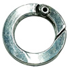 Zinc Alloy Clasp, Fashion Jewelry Clasp, 28mm, Sold by Bag
