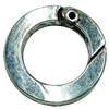 Zinc Alloy Clasp, Fashion Jewelry Clasp, 28mm, Sold by Bag