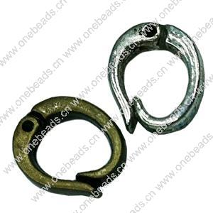 Zinc Alloy Clasp, Fashion Jewelry Clasp, 10x8mm, Sold by Bag