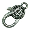 Zinc Alloy Clasp, Fashion Jewelry Clasp, 15x25mm, Sold by Bag
