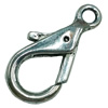 Zinc Alloy Clasp, Fashion Jewelry Clasp, 13x28mm, Sold by Bag