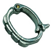 Zinc Alloy Clasp, Fashion Jewelry Clasp, 13x15mm, Sold by Bag