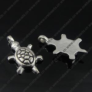 Pendant. Fashion Zinc Alloy Jewelry Findings. Animal 21.5x12mm. Sold by Bag