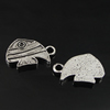 Pendant. Fashion Zinc Alloy Jewelry Findings. Animal 22.5x15mm. Sold by Bag
