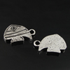 Pendant. Fashion Zinc Alloy Jewelry Findings. Animal 22.5x15mm. Sold by Bag