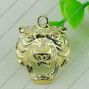 Pendant. Fashion Zinc Alloy Jewelry Findings. Animal 30x23.5mm. Sold by Bag