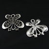 Pendant settings. Fashion Zinc Alloy Jewelry Findings. Animal 28x26mm, Sold by Bag
