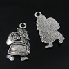 Pendant. Fashion Zinc Alloy Jewelry Findings. people 12x24mm, Sold by Bag
