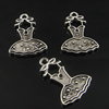 Pendant. Fashion Zinc Alloy Jewelry Findings. clothes 15x21mm, Sold by Bag
