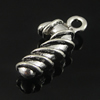 Pendant. Fashion Zinc Alloy Jewelry Findings. 18x8.5mm, Sold by Bag
