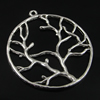 Pendant. Fashion Zinc Alloy Jewelry Findings. plant 39.5x43.5mm, Sold by Bag