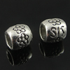 Europenan style Beads. Fashion jewelry findings. 7.5x8mm, Hole size:4.2mm. Sold by Bag
