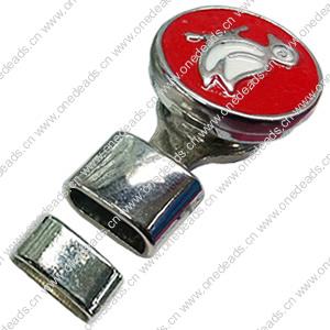 Zinc Alloy Cord End Caps. Fashion Jewelry findings. 20x33mm, Hole:10x4.5mm, Sold by PC