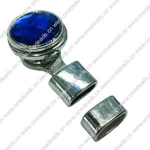 Zinc Alloy Cord End Caps. Fashion Jewelry findings. 20x33mm, Hole:10x4.5mm, Sold by PC