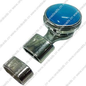 Zinc Alloy Cord End Caps. Fashion Jewelry findings. 20x33mm, Hole:10x4.5mm, Sold by PC