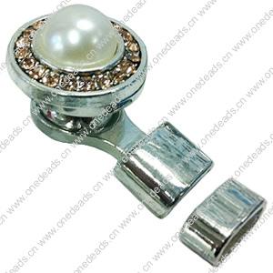 Zinc Alloy Cord End Caps. Fashion Jewelry findings. 20x33mm, Hole:10x4.5mm, Sold by PC