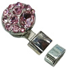 Zinc Alloy Cord End Caps. Fashion Jewelry findings. 20x33mm, Hole:10x4.5mm, Sold by PC
