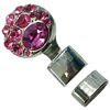 Zinc Alloy Cord End Caps. Fashion Jewelry findings. 20x33mm, Hole:10x4.5mm, Sold by PC
