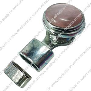 Zinc Alloy Cord End Caps. Fashion Jewelry findings. 20x33mm, Hole:10x4.5mm, Sold by PC