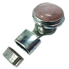 Zinc Alloy Cord End Caps. Fashion Jewelry findings. 20x33mm, Hole:10x4.5mm, Sold by PC
