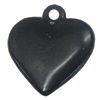 Electrophoresis Pendant. Fashion Zinc Alloy Jewelry Findings. Heart 16x14mm. Sold by Bag 
