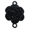 Electrophoresis Connector. Fashion Zinc Alloy Jewelry Findings. Flower 20x13mm. Sold by Bag 
