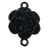 Electrophoresis Connector. Fashion Zinc Alloy Jewelry Findings. Flower 20x13mm. Sold by Bag 