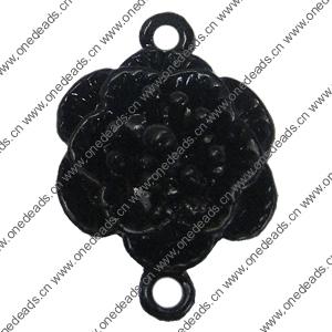 Electrophoresis Connector. Fashion Zinc Alloy Jewelry Findings. Flower 20x13mm. Sold by Bag 