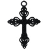 Electrophoresis Pendant. Fashion Zinc Alloy Jewelry Findings. Cross 50x34mm. Sold by Bag 
