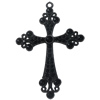 Electrophoresis Pendant. Fashion Zinc Alloy Jewelry Findings. Cross 70x52mm. Sold by PC