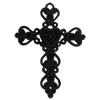 Electrophoresis Pendant. Fashion Zinc Alloy Jewelry Findings. Cross 62.5x49mm. Sold by PC
