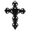 Electrophoresis Pendant. Fashion Zinc Alloy Jewelry Findings. Cross 62.5x49mm. Sold by PC