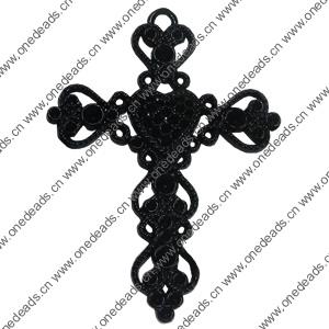 Electrophoresis Pendant. Fashion Zinc Alloy Jewelry Findings. Cross 62.5x49mm. Sold by PC