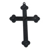 Electrophoresis Pendant. Fashion Zinc Alloy Jewelry Findings. Cross 80x52mm. Sold by Bag 
