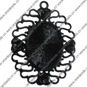 Electrophoresis Zinc Alloy Cabochon Settings. Fashion Jewelry Findings. 47x36mm, Inner dia：25x19mm. Sold by PC