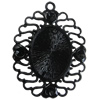 Electrophoresis Zinc Alloy Cabochon Settings. Fashion Jewelry Findings. 47x36mm, Inner dia：25x19mm. Sold by PC
