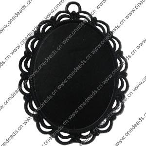 Electrophoresis Zinc Alloy Cabochon Settings. Fashion Jewelry Findings. 54x40.5mm, Inner dia：39.5x30mm. Sold by PC