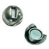 Magnetic Clasps, Zinc Alloy Bracelet Findinds, 14mm, Hole size:10x2.5mm, Sold by PC
