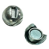 Magnetic Clasps, Zinc Alloy Bracelet Findinds, 14mm, Hole size:10x2.5mm, Sold by PC