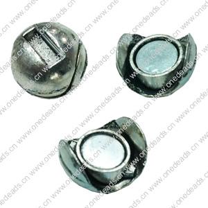 Magnetic Clasps, Zinc Alloy Bracelet Findinds, 13mm, Hole size:8.5x2.5mm, Sold by PC